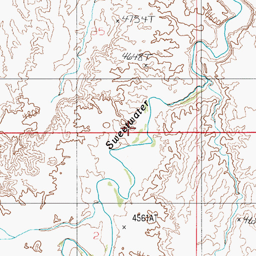 Topographic Map of Wayne County, UT