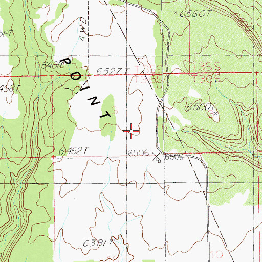 Topographic Map of Alkali Ridge Historical Marker, UT