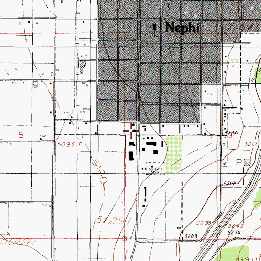 Topographic Map of Anderson Trailer Court, UT