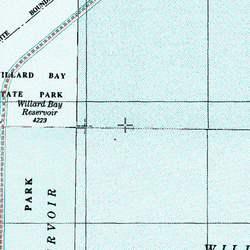 Topographic Map of Arthur V Watkins Dam, UT