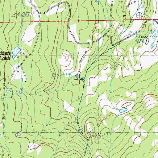 Topographic Map of Bear Creek, UT