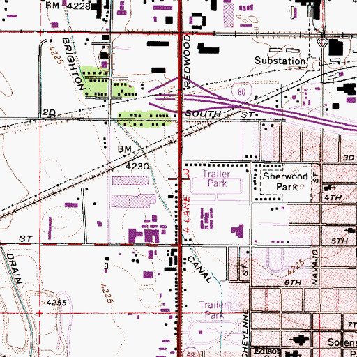 Topographic Map of Bureau of Land Management State Office, UT