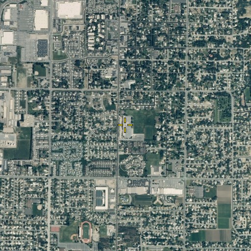Aerial/Satellite Image of Centerville Junior High School, UT