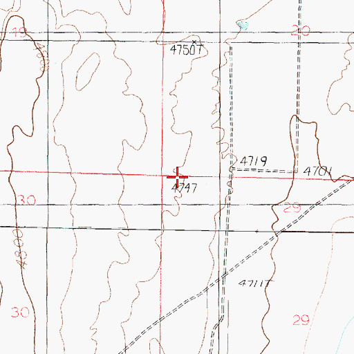 Topographic Map of Clay Flat, UT