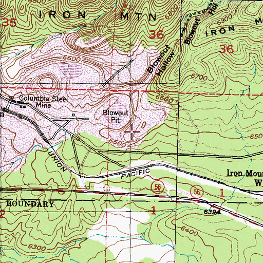 Topographic Map of Colorado Mine (historical), UT