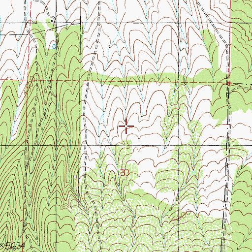 Topographic Map of Corn Creek Wildlife Management Area, UT