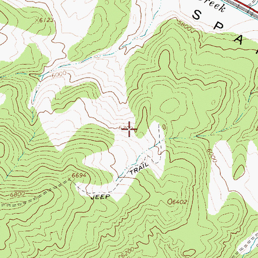 Topographic Map of Dairy Fork Wildlife Management Area, UT