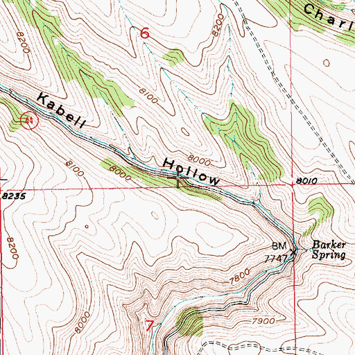 Topographic Map of Drive Through the Ages Geological Area, UT