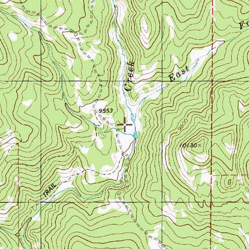 Topographic Map of East Fork, UT
