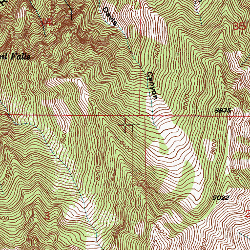 Topographic Map of Frazier Trailer Park, UT