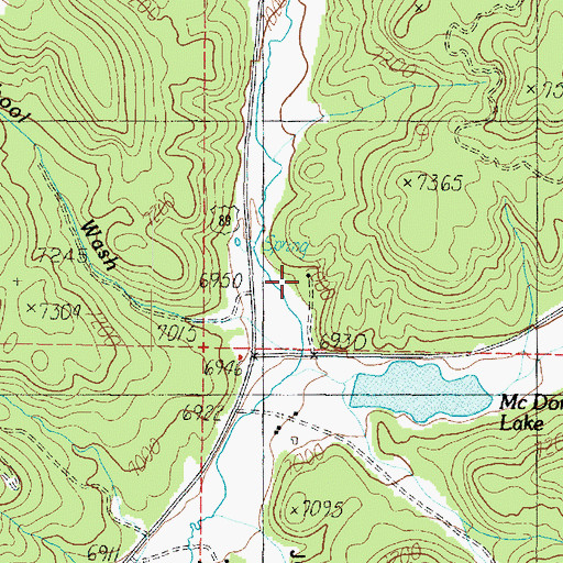 Topographic Map of Golley (historical), UT