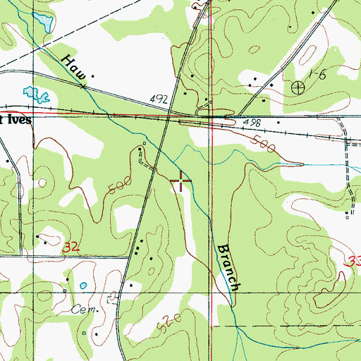 Topographic Map of Harrison Switch (historical), AL