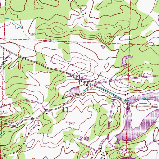 Topographic Map of Holy Hill Church of Our Lord Jesus Christ, AL