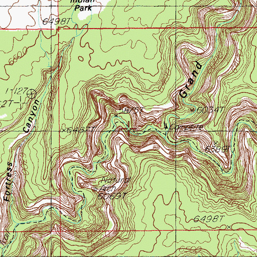 Topographic Map of Junction Spring, UT