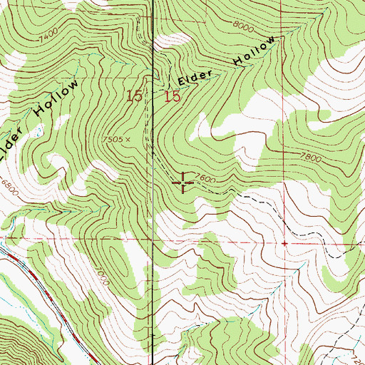 Topographic Map of Kamas Wildlife Management Area, UT