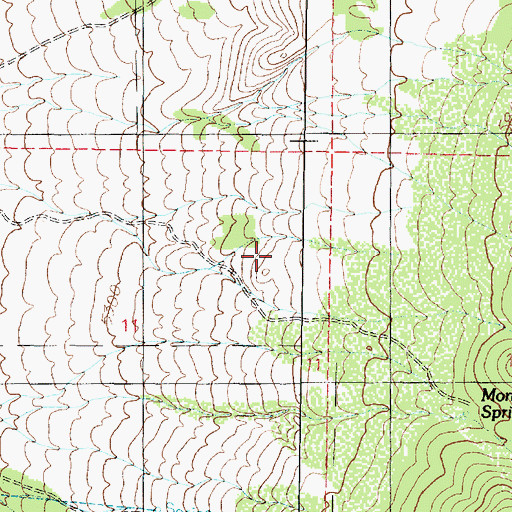 Topographic Map of Kanosh Wildlife Management Area, UT