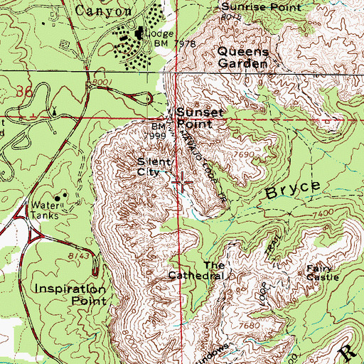 Topographic Map of Katzenjammer Kids, UT