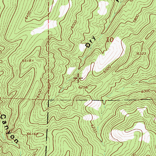 Topographic Map of Lake Fork Wildlife Management Area, UT