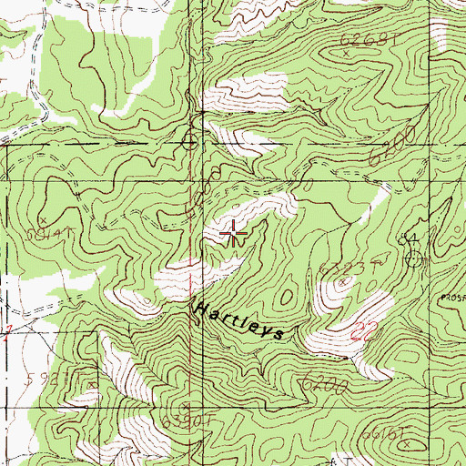Topographic Map of Levan Wildlife Management Area, UT