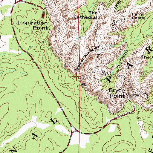 Topographic Map of Liberty Castle, UT