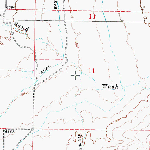 Topographic Map of Limekiln Draw, UT