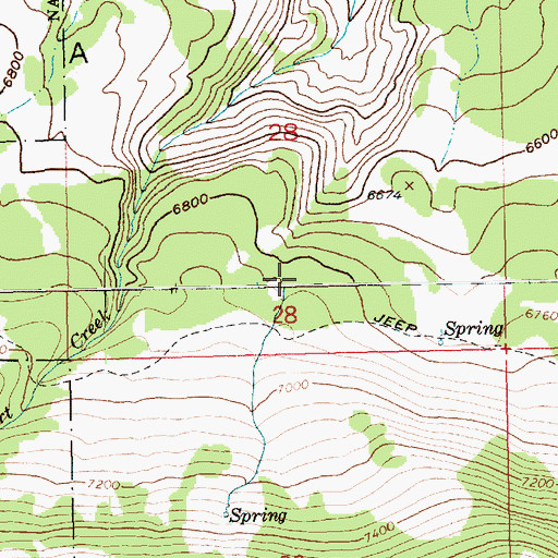 Topographic Map of Little Davenport Wildlife Management Area, UT