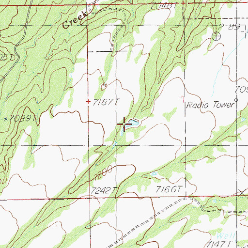 Topographic Map of Lloyds Lake, UT