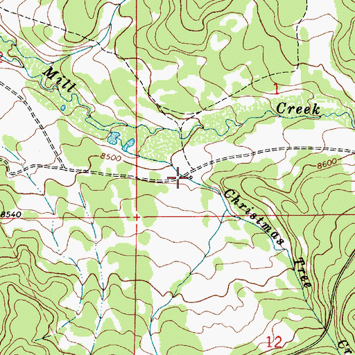 Topographic Map of MacKays Cabin, UT