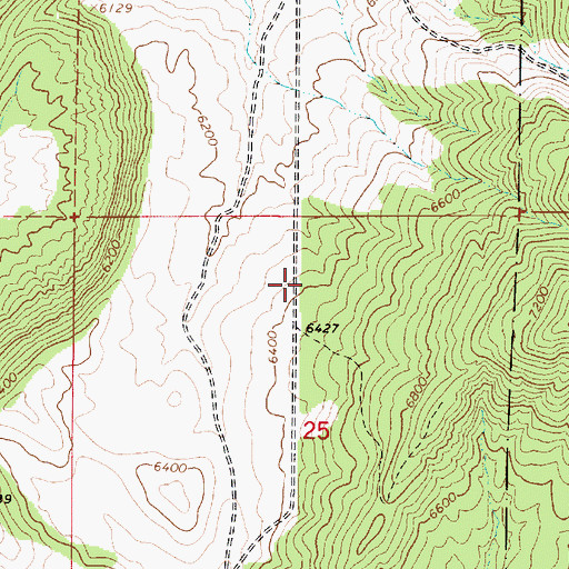 Topographic Map of Manti Dump Wildlife Management Area, UT