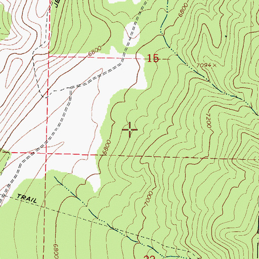 Topographic Map of Mayfield Face Wildlife Management Area, UT
