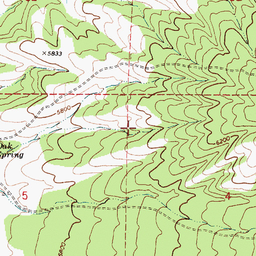 Topographic Map of Nixon Wildlife Management Area, UT
