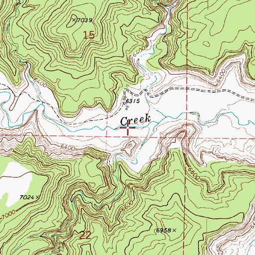 Topographic Map of Old Allridge Place (historical), UT