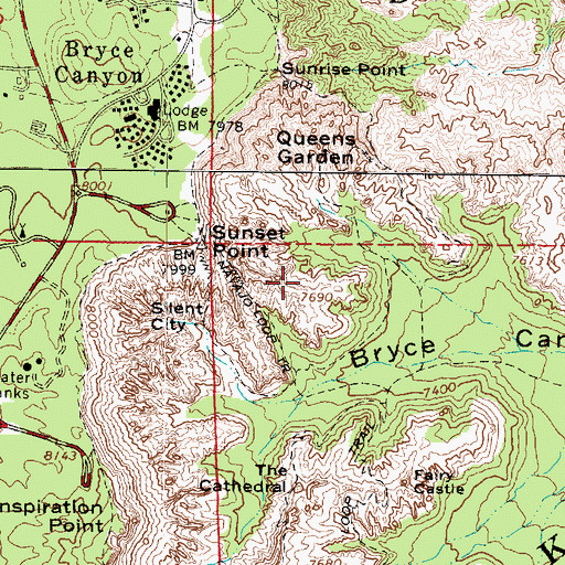 Topographic Map of Organ Grinders Monkey, UT
