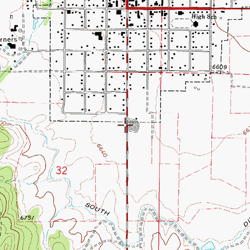 Topographic Map of Panguitch KOA, UT