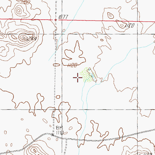 Topographic Map of Galleto Tank, AZ