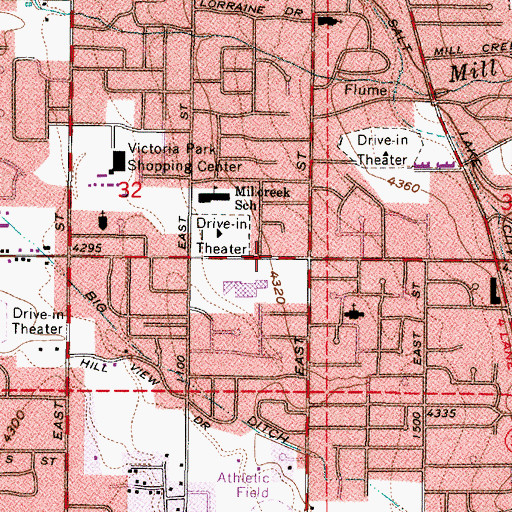 Topographic Map of Parkside Recovery Center, UT
