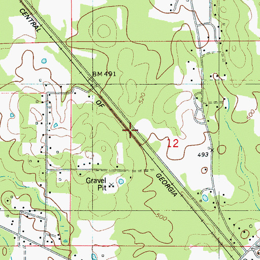 Topographic Map of Lipsey (historical), AL