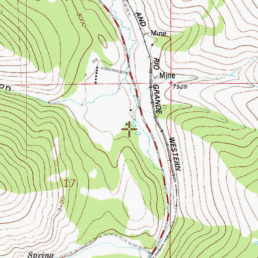 Topographic Map of Pleasant Valley, UT
