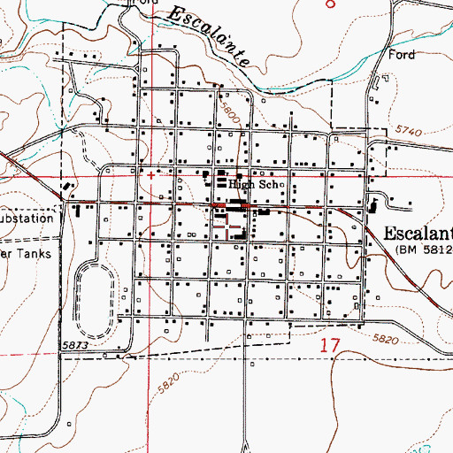 Topographic Map of Potato Valley, UT