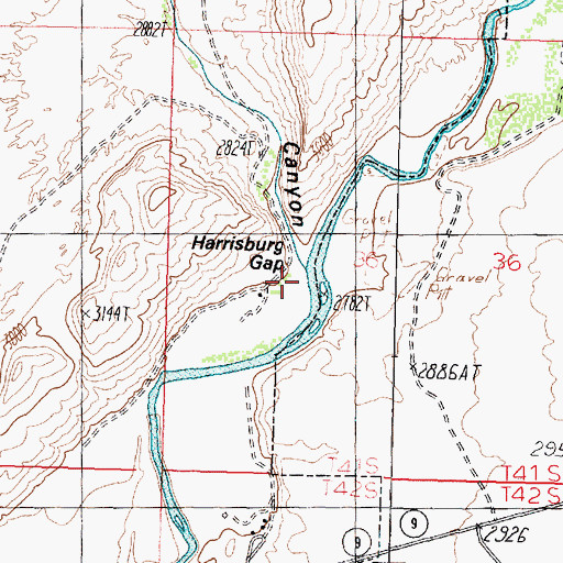 Topographic Map of Quail Creek, UT