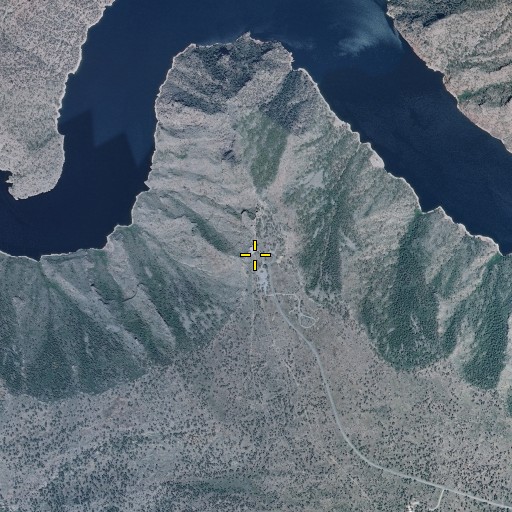Aerial/Satellite Image of Red Canyon Visitor Center, UT