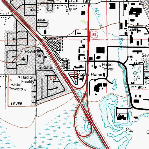 Topographic Map of Silver Fox Campground, UT
