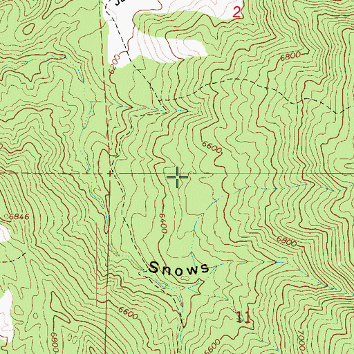 Topographic Map of Six-Mile Wildlife Management Area, UT