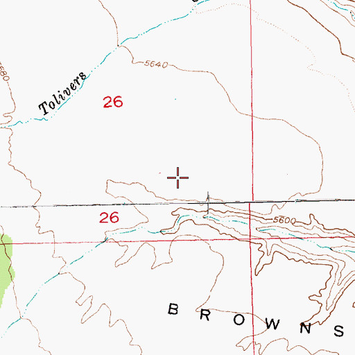 Topographic Map of Taylors Flat Wildlife Management Area, UT