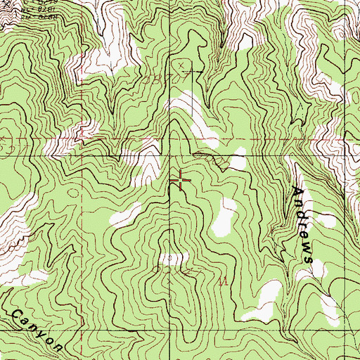 Topographic Map of Triangle Ranch Wildlife Management Area, UT