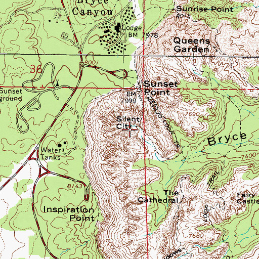 Topographic Map of Turtle, UT