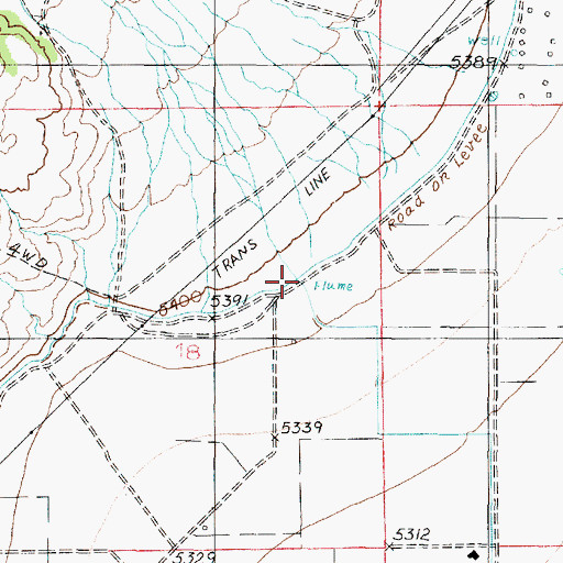 Topographic Map of Willow Creek, UT