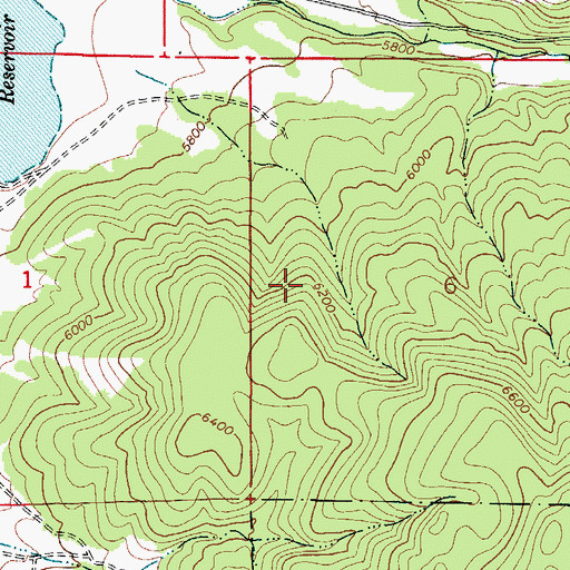 Topographic Map of Willow Creek Wildlife Management Area, UT