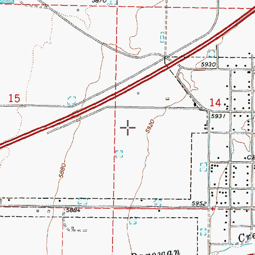 Topographic Map of Assembly of Jesus Christ, UT