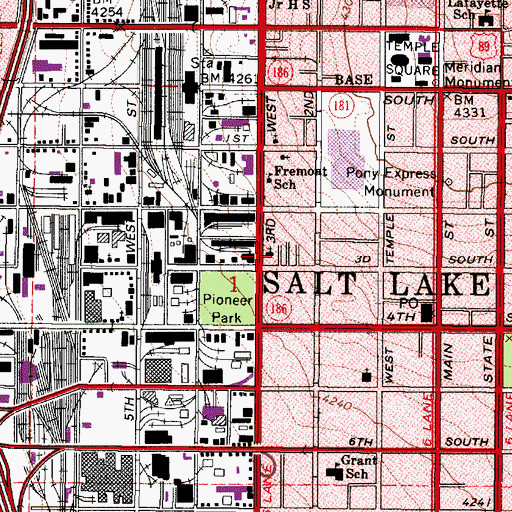 Topographic Map of Holy Trinity Greek Orthodox Church, UT